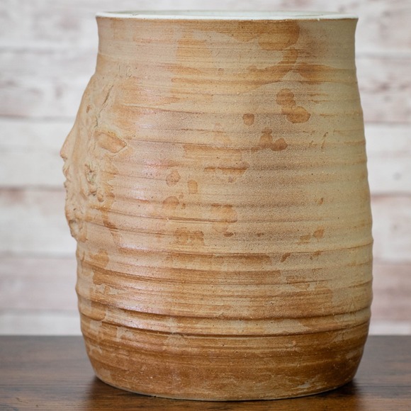 Rare 1964 Bennington Potters Satyr Vase | David Gill & Leonard Baskin Collab - Picture 4 of 12